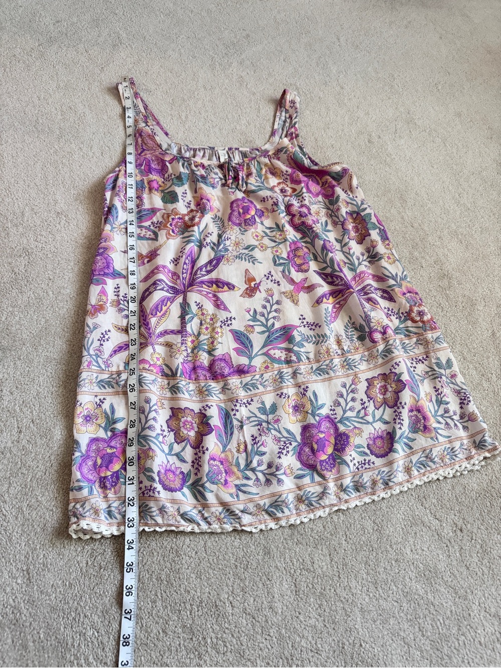 🔥🔥SALE!!🔥🔥 Spell Designs Mojave Lily Mini Floral Sleeveless mini Dress - Picture 10 of 14